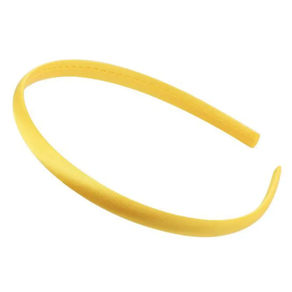 yellow 1 шт., женская головная повязка карамельного цвета, милая модная повязка с волнистым узором для девочек, легкая головная повязка из пластика, аксессуары для волос - Цвет: yellow
