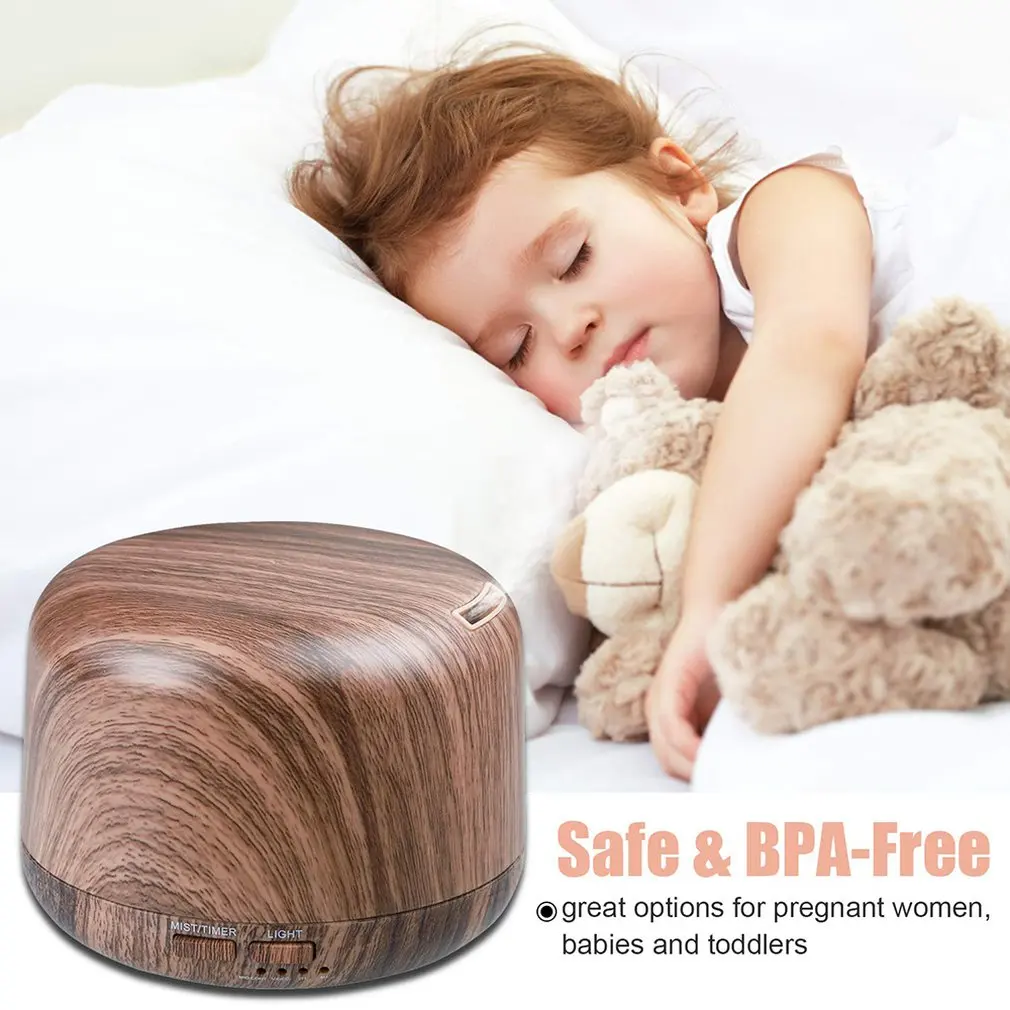 

300ml Aroma Essential Oil Diffuser Ultrasonic Air Humidifier Electric Mist Aromatherapy Machine with Remote Control
