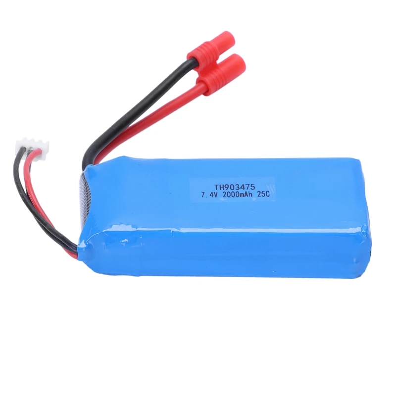 RC 2S 7,4 V 2000Mah Li-Po аккумулятор для X8C X8W Huanqi 899 Радиоуправляемый Дрон Квадрокоптер летательный аппарат БПЛА запасные части Аксессуары Модель