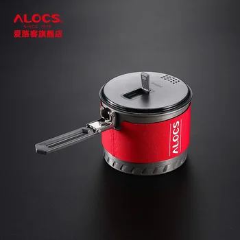 

Alocs Shaped Outdoor Cookware Walker Open Country Camping Coying Utensils Cooking Tableware Set Portable Kitchenware yeying guo