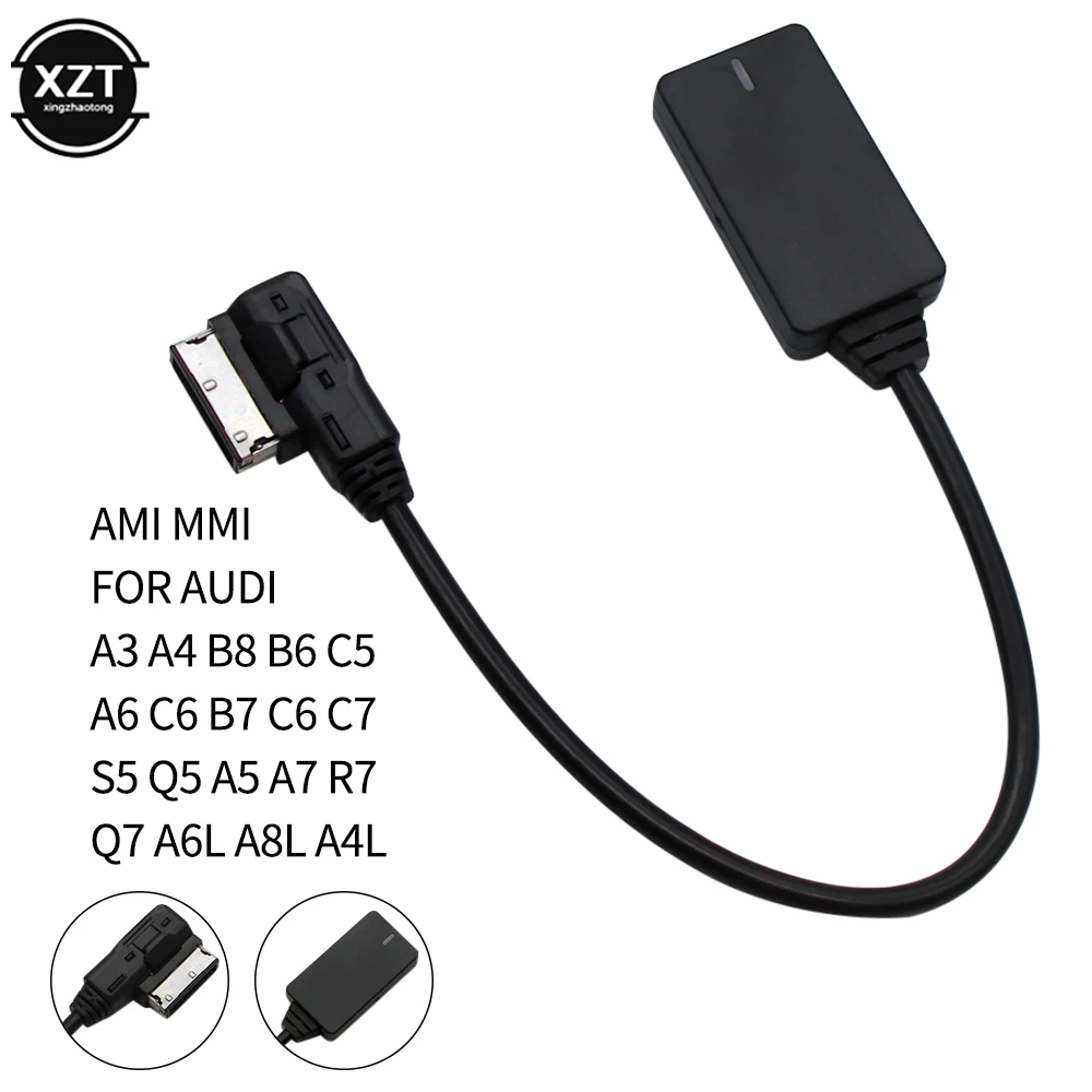 For Audi A3 A4 B8 B6 Q5 A5 A7 R7 S5 Q7 A6L A8L A4L AMI MMI MDI Wireless Aux Wireless Connections Adapter Cable Audio Music