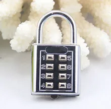Serrure de sécurité à combinaison multifonctionnelle à 8 chiffres, casier de gymnastique, armoire à bagages, boîte à outils, serrure de porte
