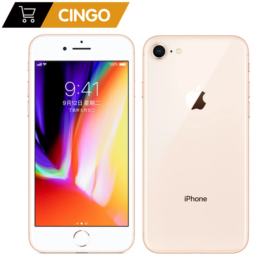 Original Apple iPhone 8 2GB RAM 64GB/256GB Hexa-core IOS 3D Touch ID 1821mAh 12.0MP Camera 4.7