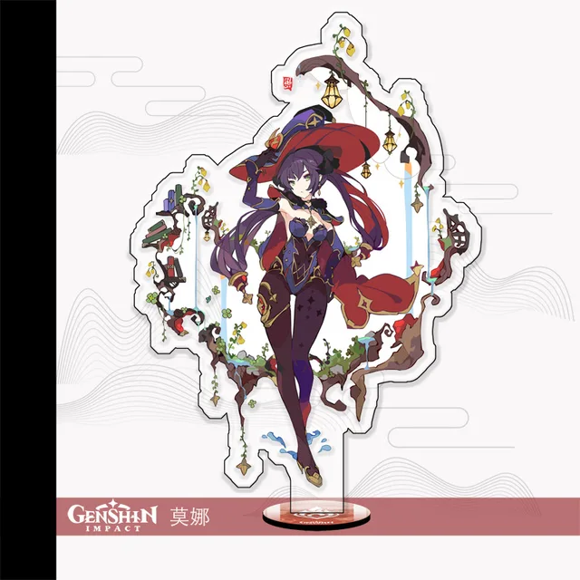 Anime Genshin Impact Stand Acrylic Figure Xiao Ganyu Hutao Kamisato Ayaka Beelzebul Model Plate Desk Decor Fans Collection Gifts 3