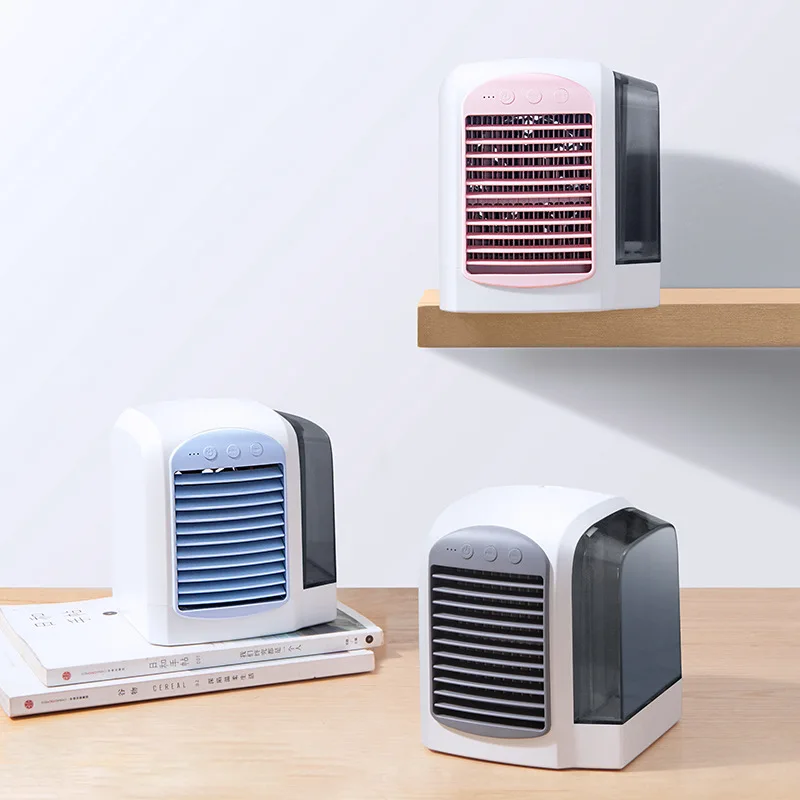 

Creative European Style Liquid-cooled Fan Mini Home Office Desk on Small Fan USB Air Conditioner Air Cooler Gift Customization