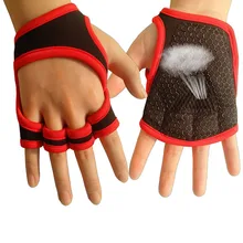 Мужские и женские Перчатки для фитнеса, нескользящие спортивные перчатки для тренировок, бодибилдинга, предотвращают появление мозолей, мягкие, для тяжелой атлетики, для спортзала, четыре пальца, защитные