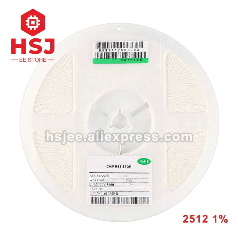 4000 шт. 2512 1% SMD резистор 0R Ом ~ 10 м ом 1 Вт 0.01R 1R 4.7R 33R 100R 390R 510R 1K 6 8 K 100K 270K 390K 560K 820K |