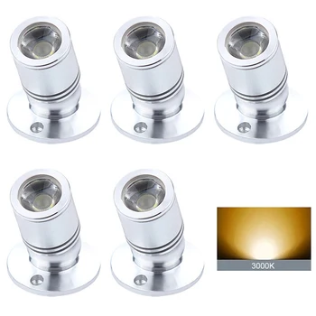 

5PCS 3W LED Ceiling Downlight Mini Light Jewelry Show Cabinet Counter Surface Mounted Light Display Light For Cabinet Counter