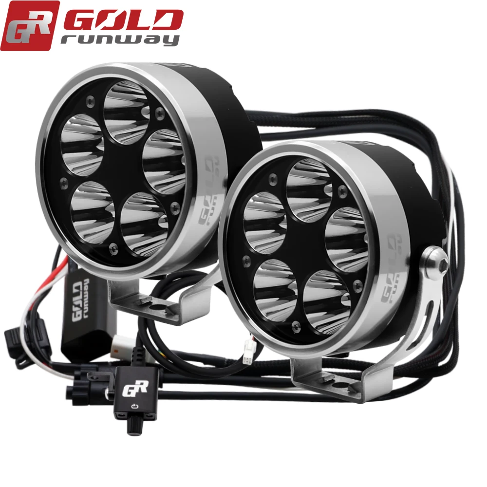 B 50 Вт мотоцикл светодиодный фары 12V 6000LMW U3 мотоцикл вождения прожекторов фары мото вспомогательная лампа фары лампы - Цвет: B