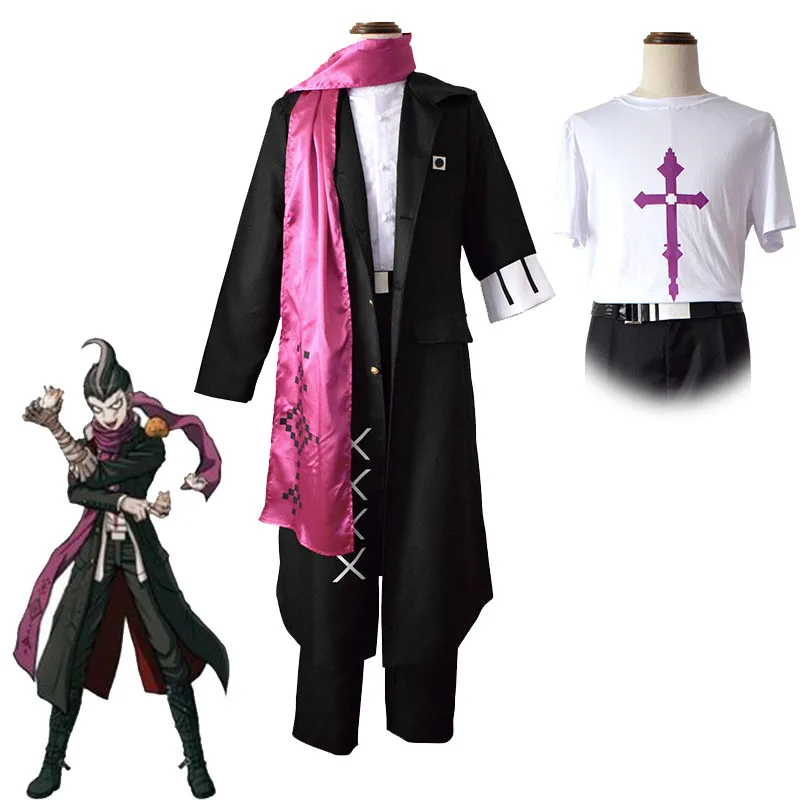 

Tanaka Gandamu Cosplay Costume Danganronpa 2 Gandamu Tanaka Costumes Men and Women Uniform Set Halloween Party Clothes