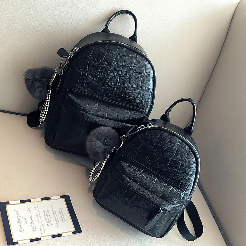 Best Seller Mini Backpack Multi-Function Women Shoulder-Bag Travel-Bag Teenage-Girls PU for Stone-Pattern XyNbG371x