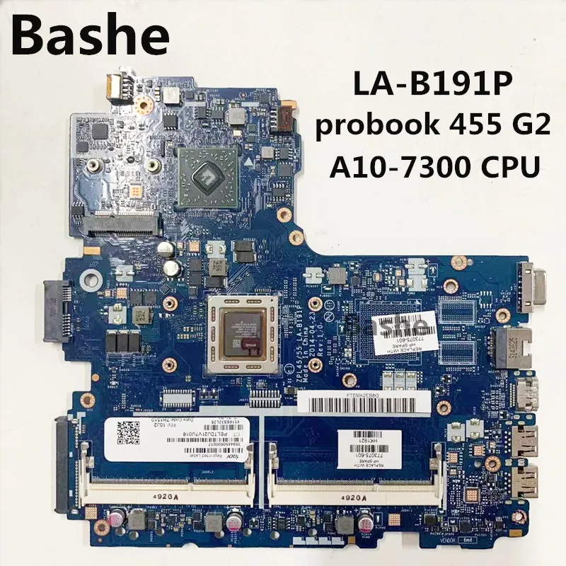 Для HP ProBook 455 G2 Тетрадь Momotherboard A10-7300 Процессор интегрированный Графика карты LA-B191P