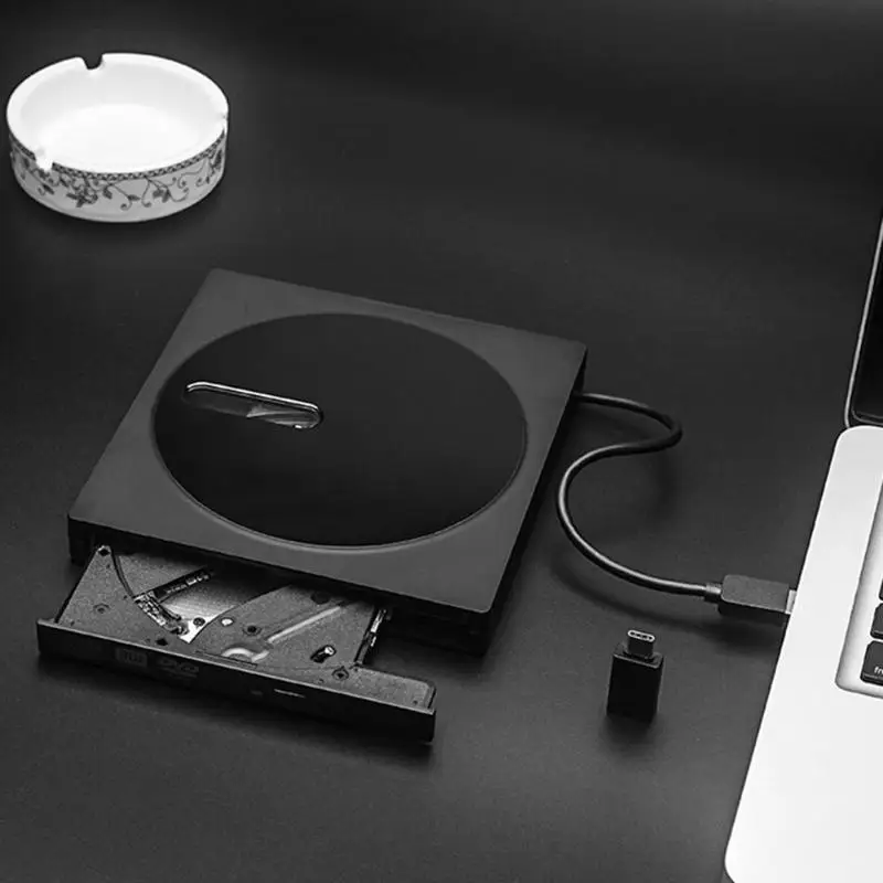 Внешний DVD Оптический привод USB 3,0 VCD CD проигрыватель горелки мобильный рекордер Внешний Оптический привод для ноутбука ПК Apple компьютер