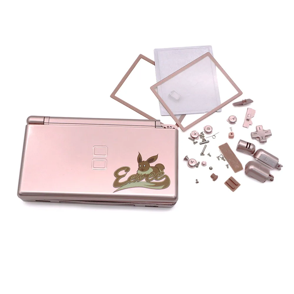 10 Sets Customized UV Printed Full Housing Shell Case Complete Kit With Buttons And Screwdriver For DS Lite NDSL 10 Colors