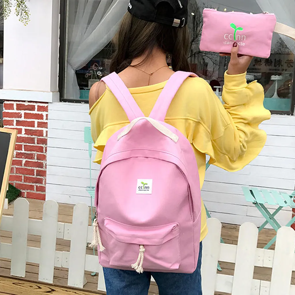 

Fashion Women Backpack Waterproof Canvas Travel Backpack Female School Bag For Teenagers Girl Child package Bagpack Rucksack Au2