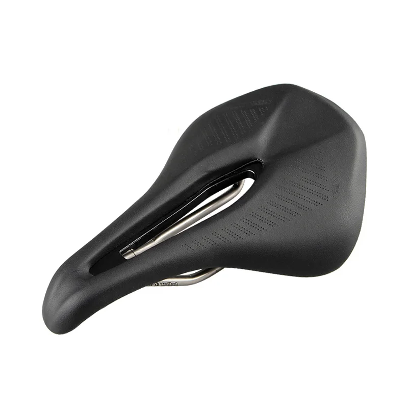 GUB Bicycle Saddle Hollow Breathable Soft Seat Cushion Racing MTB Mountain Road Bike Cycling Saddle Riding Parts 160*250mm Black - Color: Black