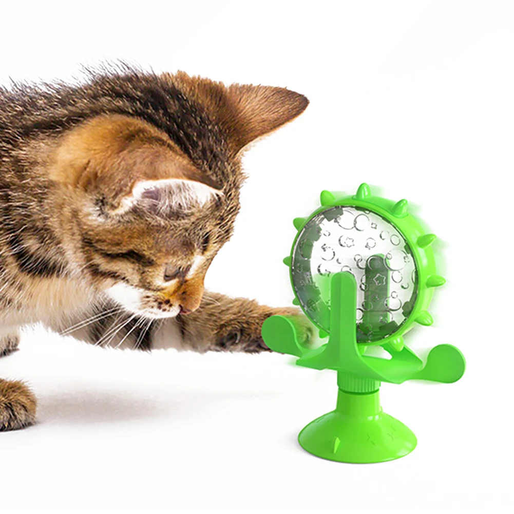 Brinquedo Giratório 360 Graus Para Gatos, Treinamento Interativo