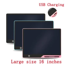

Learning Toys for Children Large-size Drawing Board 16-inch Lcd Writing Table Graffiti One-click Clear Educational Toys Juguetes
