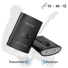 Avantree Wireless Lavalier Microphone System, 2.4G Digital Transmitter Receiver for Voice Streaming Ideal for Teaching, church