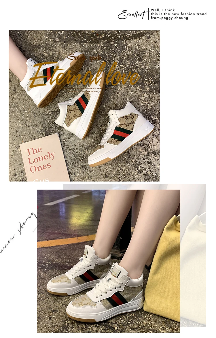 Высокие женские туфли; Новинка года; дышащая обувь; Цвет Красный; повседневная обувь для уличных танцев в стиле хип-хоп; сезон осень; кроссовки в Корейском стиле