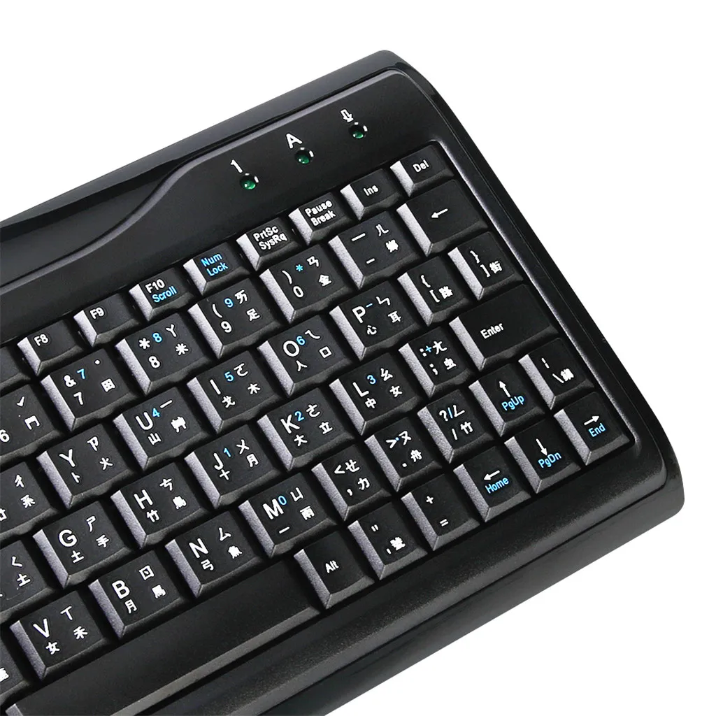 Travel Portable Wired Mini USB Keyboard Mini Mute Keyboard Multimedia USB Keyboard For Laptop Desktop Computer PC Keyboard
