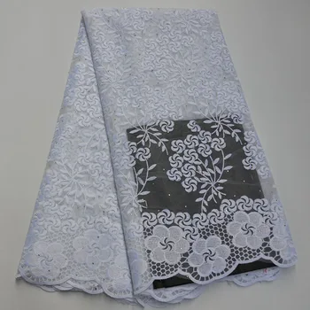 

Hot Sale Nigerian Tulle Mesh Lace Fabrics High Quality African Lace Fabric Wedding African French Net Lace Fabrica 5 Yards Dress