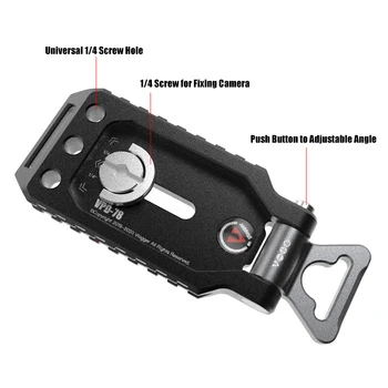 

Quick Release Plate RRS Arca Swiss Sling Clamp Adapter for DSLR Camera Ball Head Tripod Base Sling Universal Clip Aluminum Parts