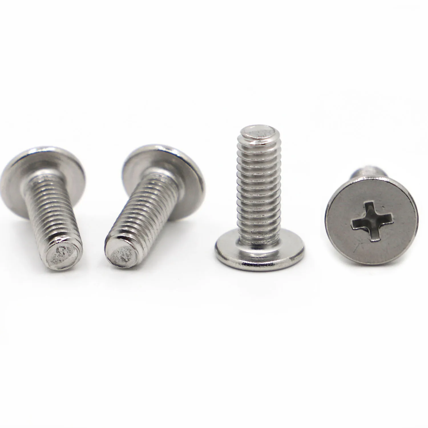 10/20/50pcs CM M2 M2.5 M3 M4 M5 M6 A2 304 Stainless Steel Cross Phillips Ultra Thin Super Low Flat Wafer Head Screw Bolt flat wafer head screw phillips flat screw cross phillips screw stainless steel screw phillips head screw