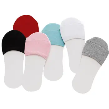 

10 Pairs Cotton Half Socks Toe Topper Liner Socks Toe Cover Socks Invisible Socks for Women Female