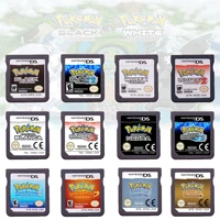 Video Games Cartridge NDS Game Console Card for Nintendo DS 2DS 3DS Pokemo HeartGold SoulSilver Black 2 White (R4 ) |