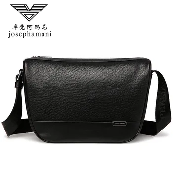 

Men genuine leather shoulder bag High-end JOSEPHAMANI Brand British style messenger bag New Head layer cow bag