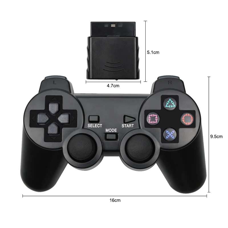 Беспроводной контроллер джойстика для PS2 игровой консоли Bluetooth Mando Jogos Manette Джойстик Геймпад для sony Playstation 2