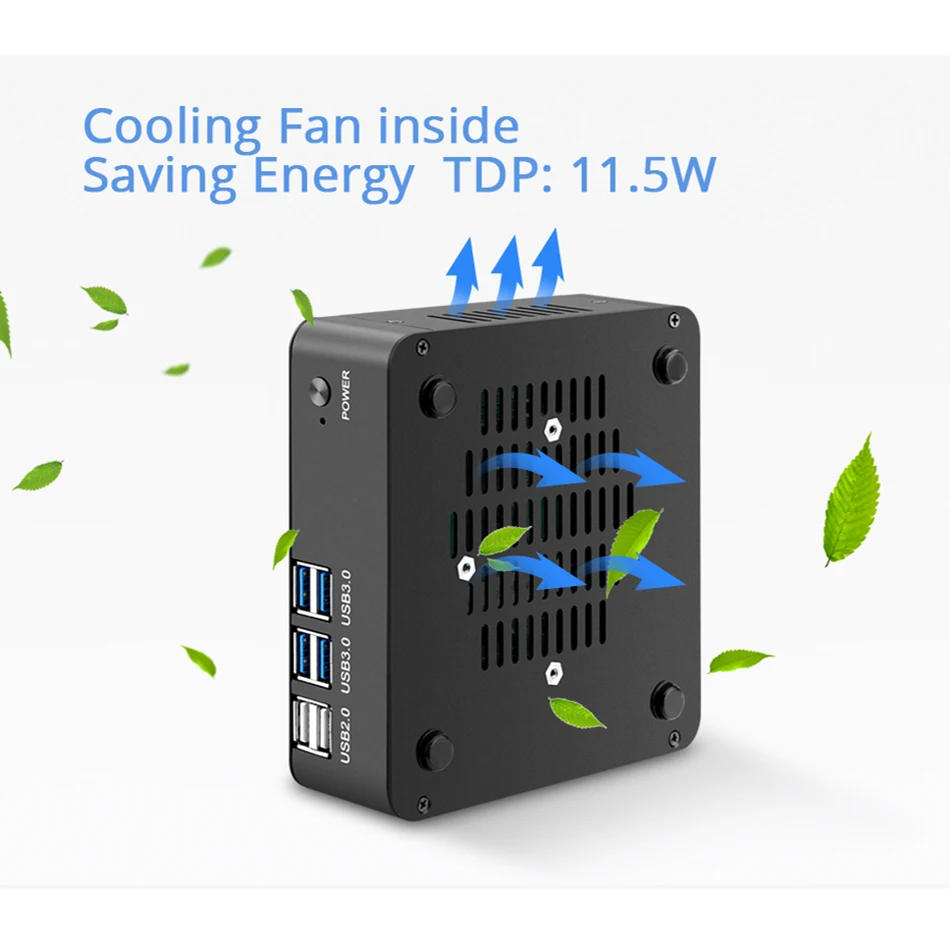 XCY Настольный ПК Intel 2955U Core i3 4010U 4405U HTPC VGA HDMI компьютер pc 300M WiFi Gigabit Ethernet Win10 Linux мини