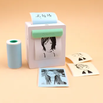 

GOOJPRT New Arrival 203 Dpi Small 58mm USB Inkless Thermal Label Photo Notes Receipt Bluetooth Printer W/ Free APP Photo Printer