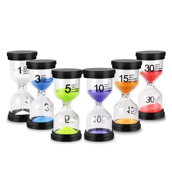 

Sand Timer Colorful Hourglass Sand Glass Timer 1 Min/3 Mins/5 Mins/10 Mins/15 Mins/30 Mins Sand Clock Timer For Games Classroom