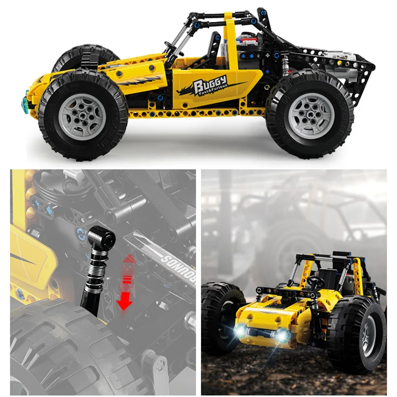 522 шт. 2 4 ГГц Technic City RC вездеход внедорожник Грузовик гоночный строительные блоки