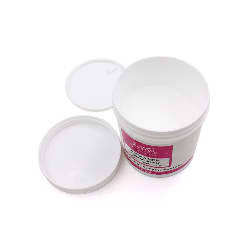 Acrylic powder 120ml clear pink white for 3D nail art nail powder,acrylic nail powder