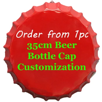 

35cm Beer Bottle Cap Poster Customization Wall Decoration