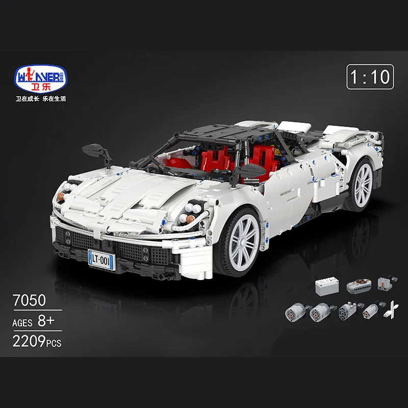 RC супер гоночный автомобиль кирпич Technic MOC Модель Строительный блок дистанционного управления игрушечные гоночные автомобили подарок для детей