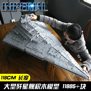

Star Toys Wars 13135 11885Pcs Bricks Imperial Destroyer Set MOC-23556 Model Kit Compatible 75252 Building Blocks New Year Gifts