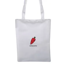 Сумка для покупок с мультяшными фруктами, простая пляжная сумка для отдыха, Студенческая сумка на плечо, Повседневная сумка, Большая вместительная сумка-тоут