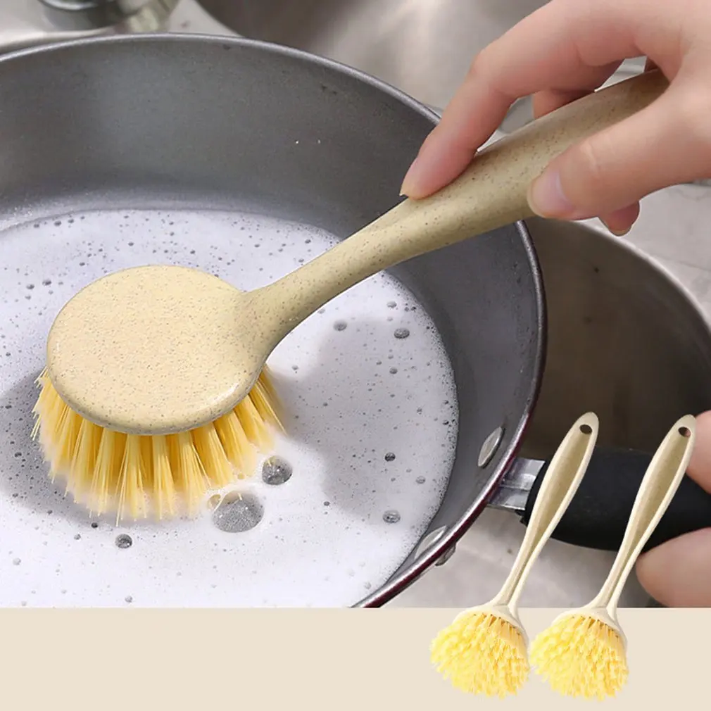 Автоматически добавляется жидкая Чистящая щетка губка для мытья посуды рукоятка для кисти без запаха щетинки для мытья посуды