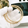 Large Big Round Hoop Earring For Women Gold Color Chain Clause Nice Shape Fashion  Gift Party Jewelry New 2022   E0106 ► Photo 2/6