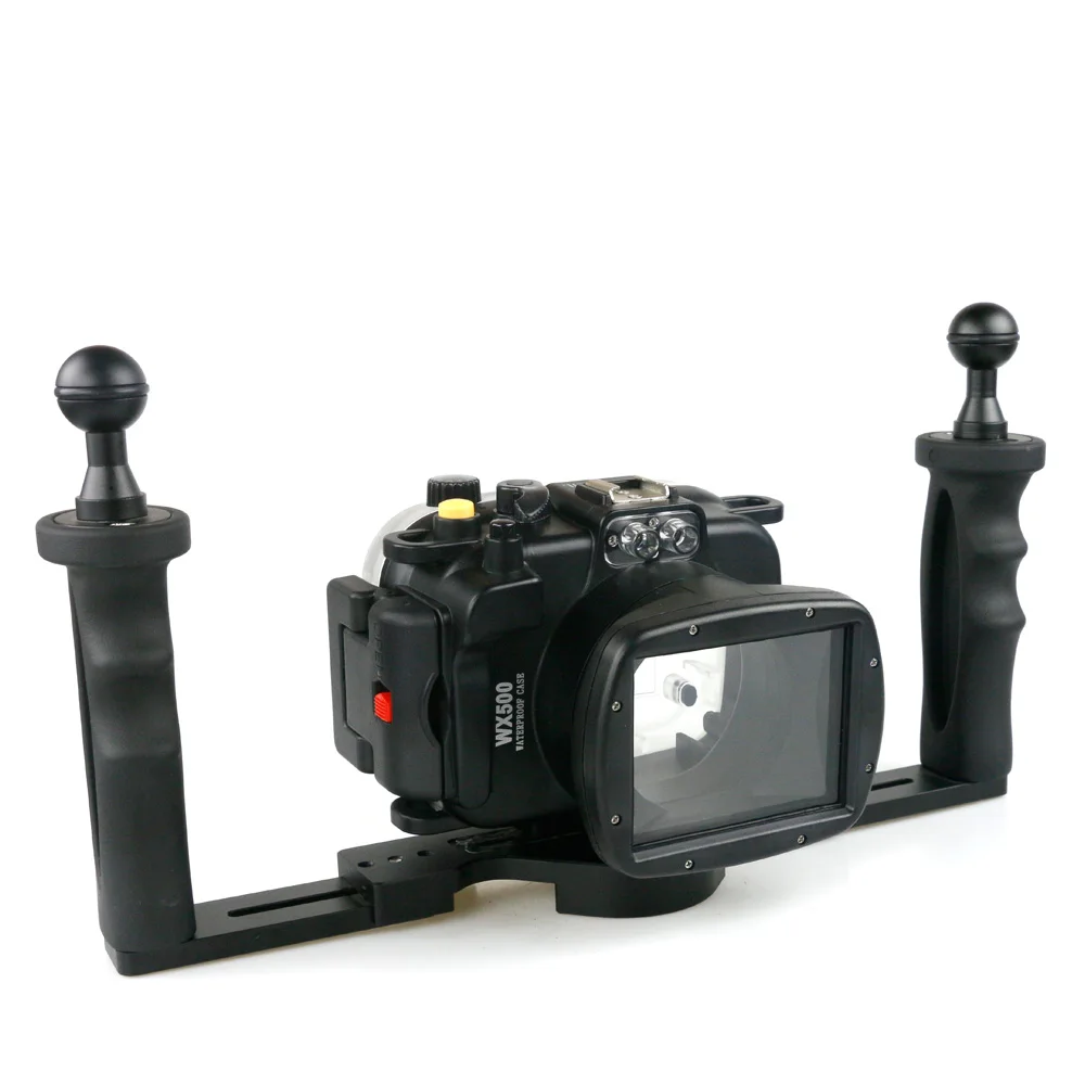 130 футов/40 м Водонепроницаемая коробка для sony WX500 Подводный корпус камеры Дайвинг чехол для sony DSC WX500 чехол для камеры - Цвет: Case and Tray 3