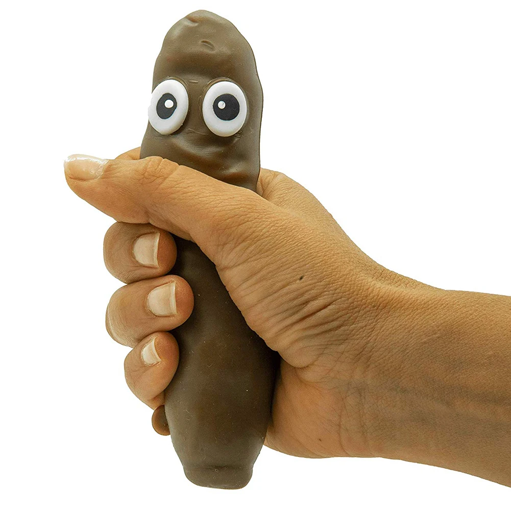 Креативный растягивающийся банан Poo снятие стресса игрушка трюк пародия Prop