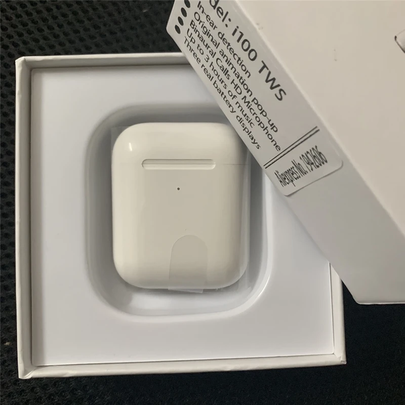 i100 TWS Bluetooth Earphone In-ear Detection Pop up 1:1 Size Wireless Headphones Single Use Bass Headset PK i10 i12 i30 i60