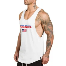 Мужской жилет из чистого хлопка, эластичное базовое нижнее белье, хлопковый спортивный жилет, мужской спортивный жилет с принтом желаний, здоровая красота, мускулистый человек, Хан