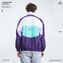 Европейская и американская популярная брендовая осенняя и зимняя новая стильная мужская одежда ретро Спортивная Мужская ветровка