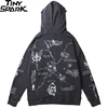 2022 Hip Hop Hoodie Sweatshirt Men Streetwear Skull Graffiti Print Hoodie Pullover Cotton Autumn Grey Harajuku Punk Clothes New ► Photo 2/6