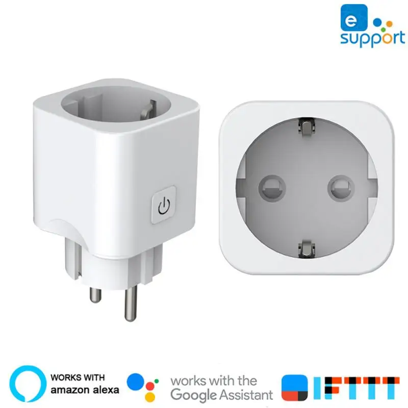 

Wireless Intelligent Socket EU Plug 10A Smart Home eWeLink APP Remote Timing Mini Socket Work With Alexa Google Home IFTTT